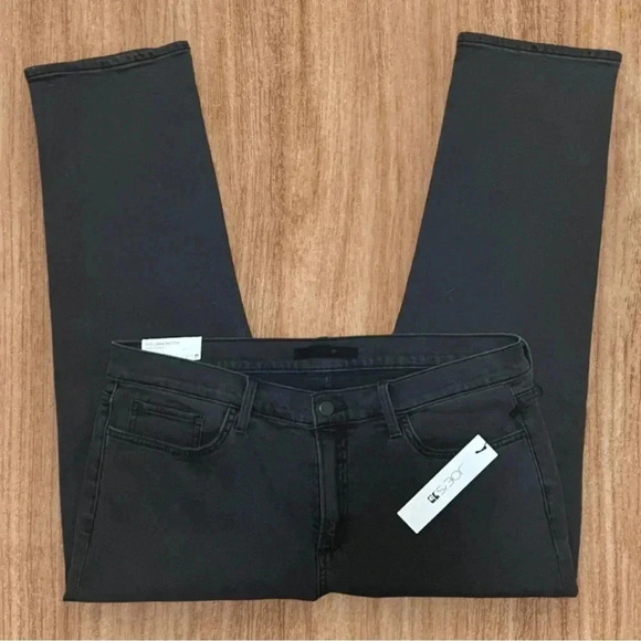 Sz 34 Joe’s The Lara Petite Straight Leg Vintage Stretch Black Jeans - Picture 6 of 10